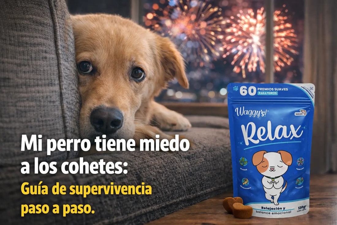 Mi perro tiene miedo a los cohetes: guía de supervivencia paso a paso