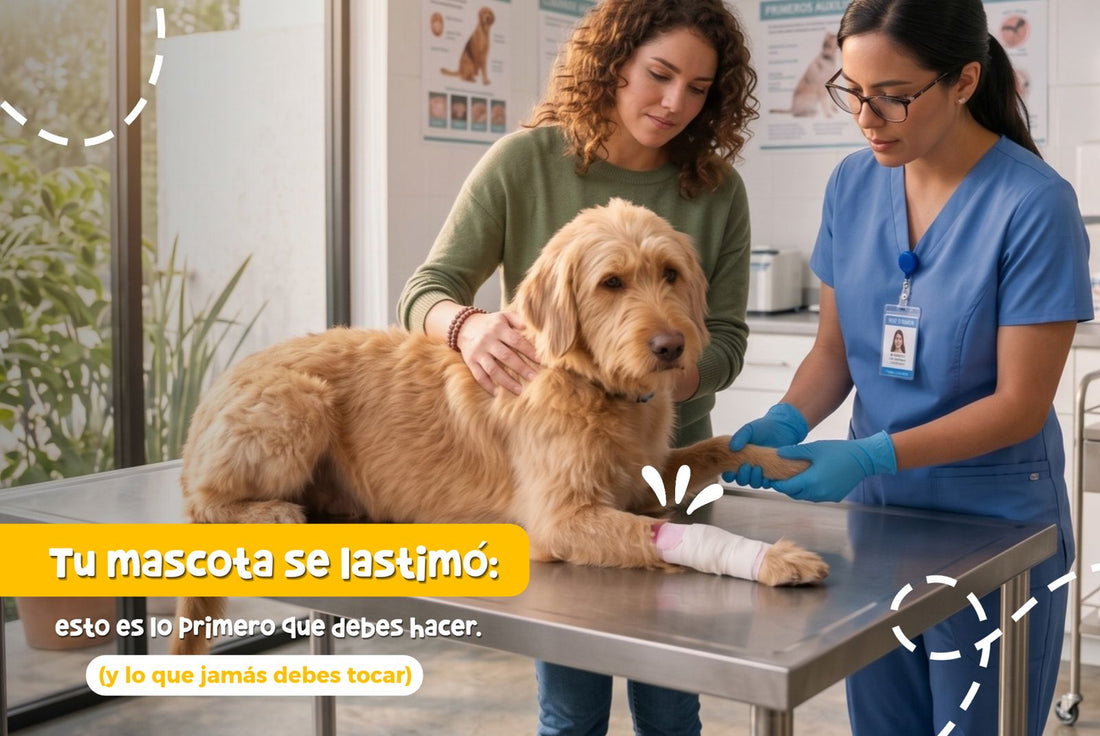 Tu mascota se lastimó: esto es lo primero que debes hacer (y lo que no)