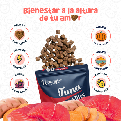 Premios Naturales y Nutritivos para Gatos | Waggy's Bites