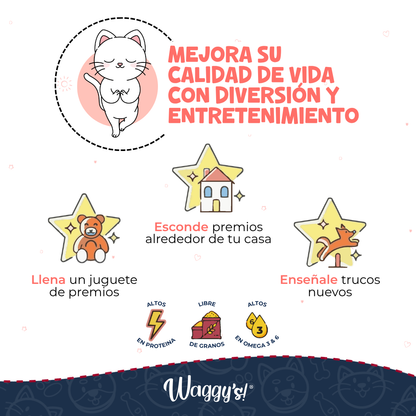 Premios Naturales y Nutritivos para Gatos | Waggy's Bites