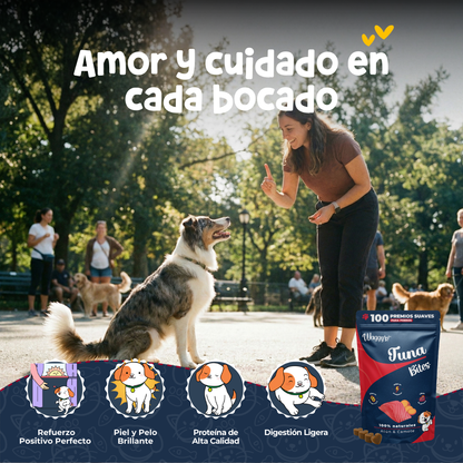 Premios Naturales para Entrenamiento de Perros | Waggy's Bites