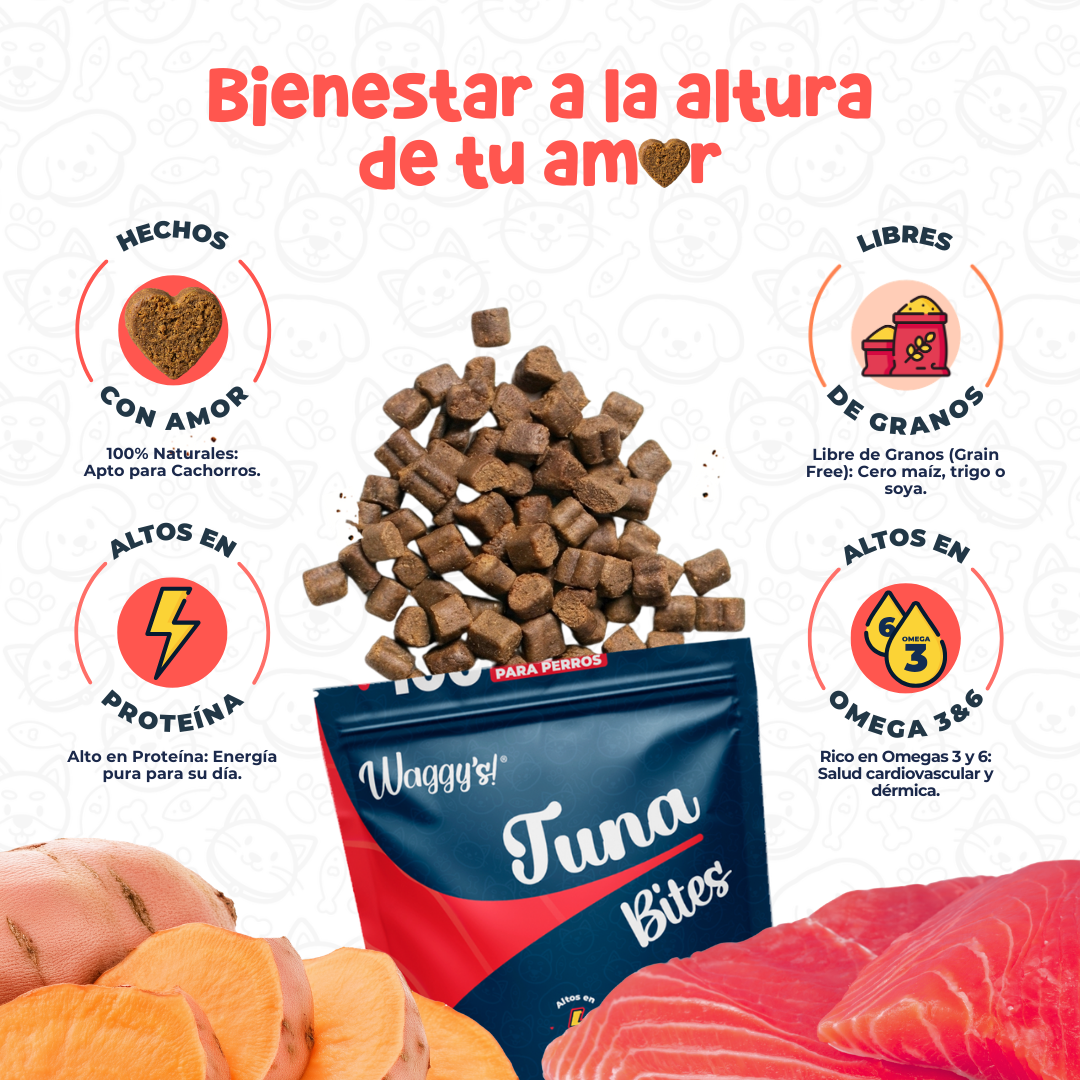Premios Naturales para Entrenamiento de Perros | Waggy's Bites
