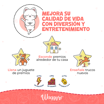 Premios Naturales y Nutritivos para Gatos | Waggy's Bites