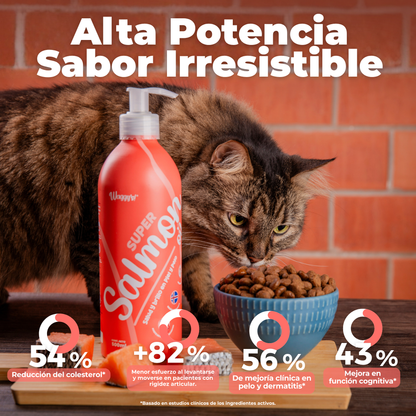 Salmón Silvestre con Omegas para Perros | Waggy's Super Salmon Oil