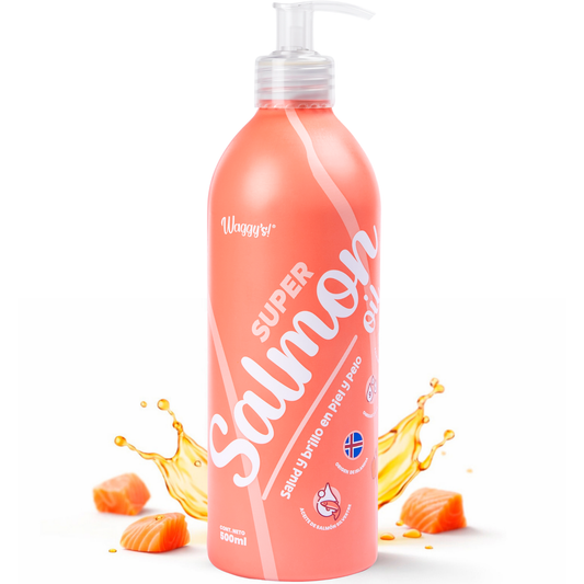 Salmón Silvestre con Omegas para Perros | Waggy's Super Salmon Oil